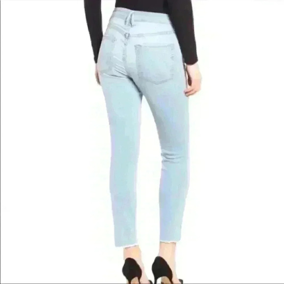 Good American Good Legs Raw Seam High Rise Jeans Size 10/30 - Picture 6 of 12